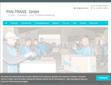 Tablet Screenshot of pan-trans.de